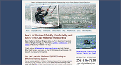 Desktop Screenshot of capehatteraskiteboarding.com